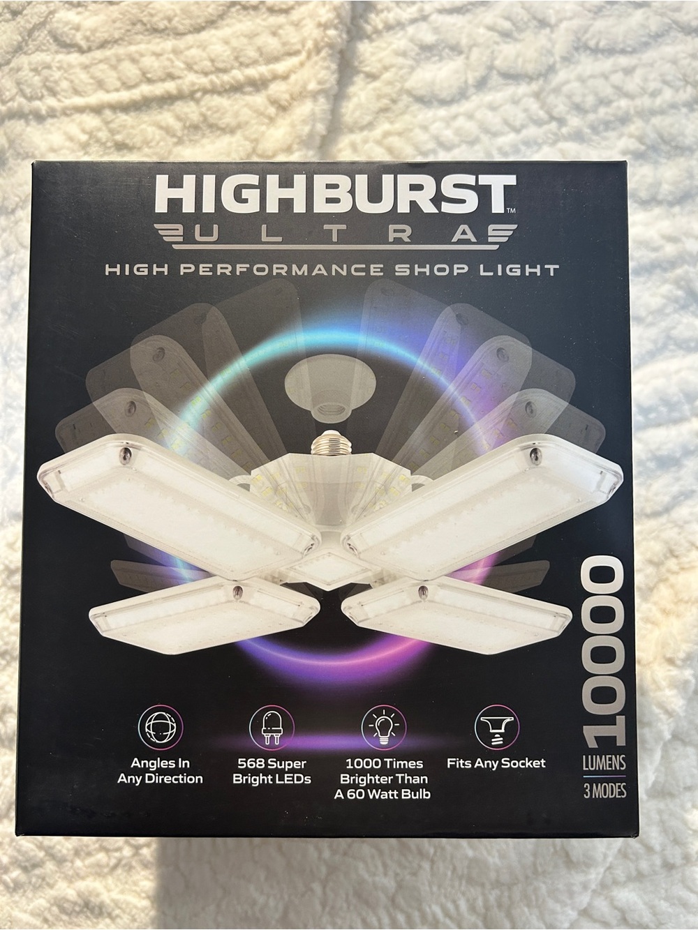 Highburst 10000 Lumens White High Performance Shop Light